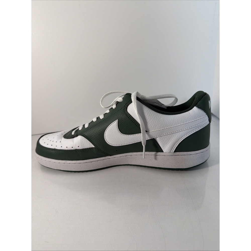 Nike Men's Court Vision Low Athletic Shoes Fir Green/White Size 13 M - Picture 9 of 12
